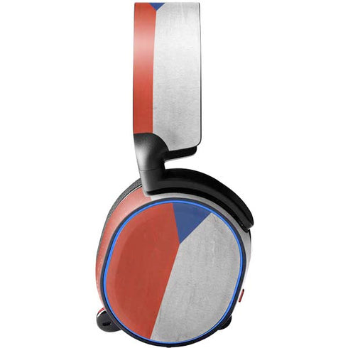 Czech Republic Flag Distressed SteelSeries Arctis 3 Skin